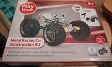 NEW Kids DIY Metal RACING CAR