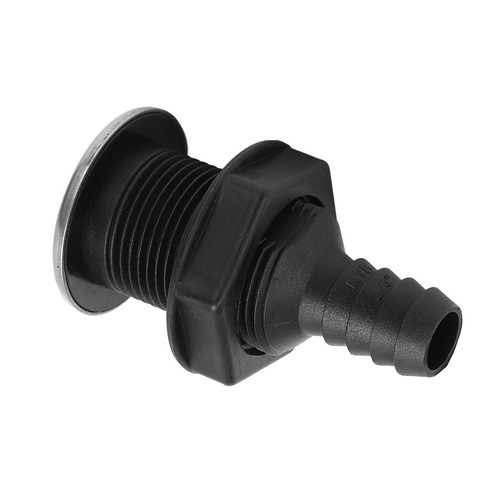 Boat drain scupper 4in thru - drain, 3/4in
