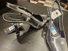 M&S Silver Metallic Stiletto