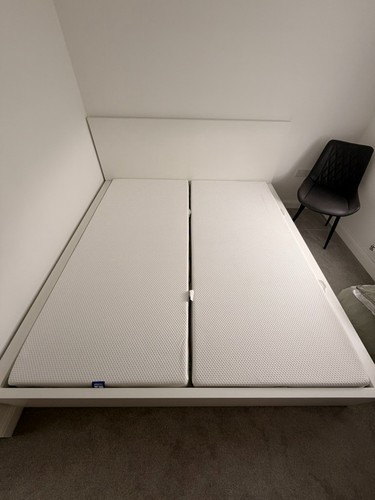 White malm king size ikea - king,