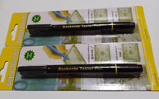 2X Bank Note Checker Pens