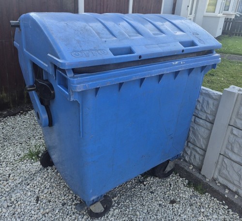 1100 litre wheelie bin plastic