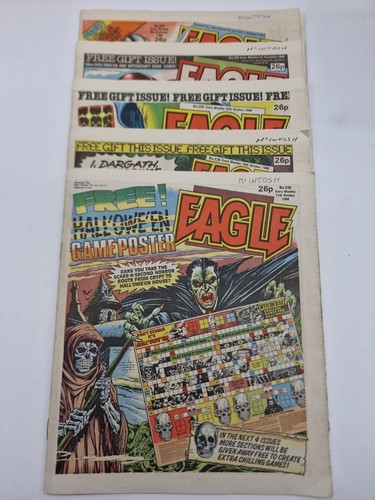 Eagle comicjob lot - eagle, 1980s