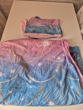 Girls Kids Single Bed Duvet Cover Set Bedding Used