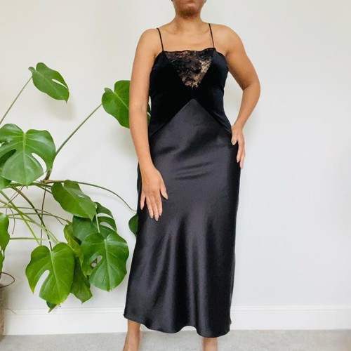 Zara black contrasting satin - black,