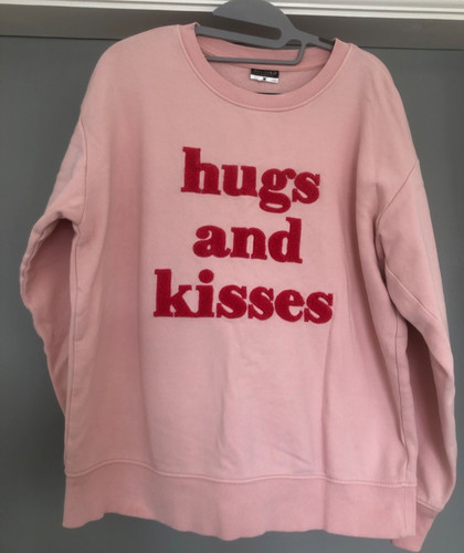 Ladies size medium hugs and - size, 'hugs