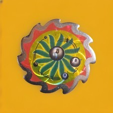Vintage 1990s metal Pog