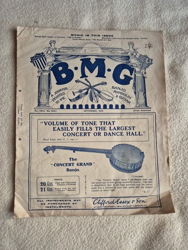 Vintage magazine - b.m.g.,