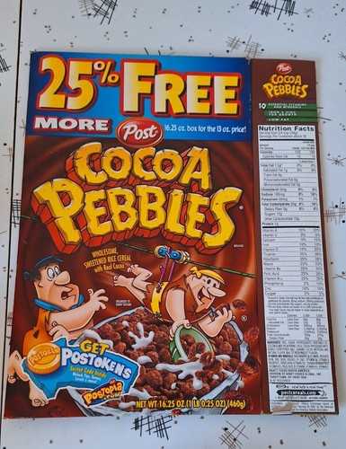 Post cocoa pebbles - cereal, box
