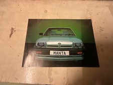 Opel  Manta brochure GT/J