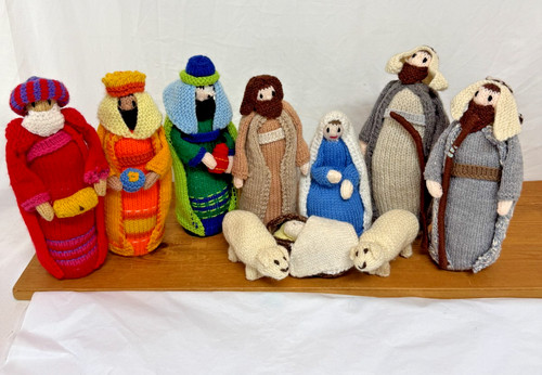 Vintage hand knitted christmas - vintage,