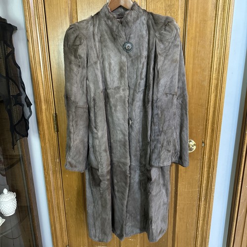 Vintage broadtail lamb coat - vintage,
