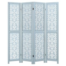 COSTWAY 4-Panel Wooden Room