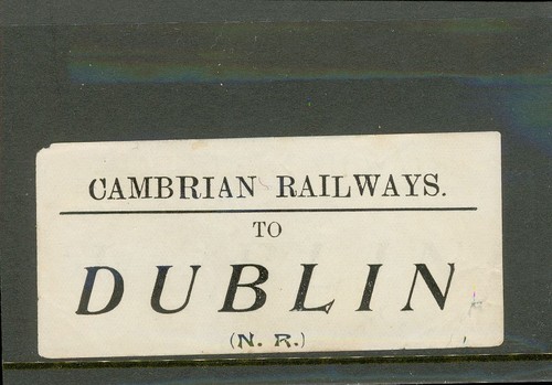 Cambrian railways luggage - cambrian,
