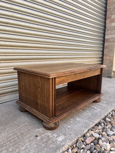 Vintage oak lift - vintage, coffee