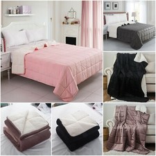BLANKET SHERPA FLEECE PLUSH VELVET WEIGHTED SOFT WARM SENSORY ANXIETY AUTISM