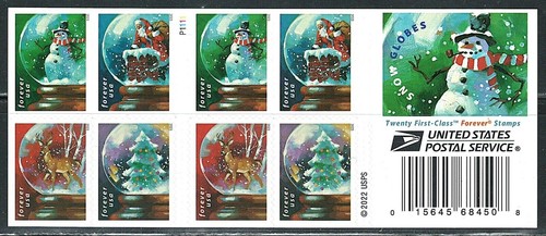 Mint snow globes booklet - snow,