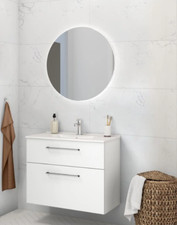 Ex Display Dansani Corona Mirror with Lighting - 94290
