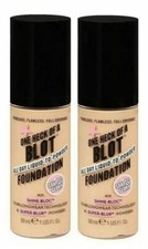2 x Soap & Glory One Heck of A Blot Foundation Liquid to Powder / Fair Enough 