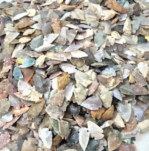 River washed flint - river,