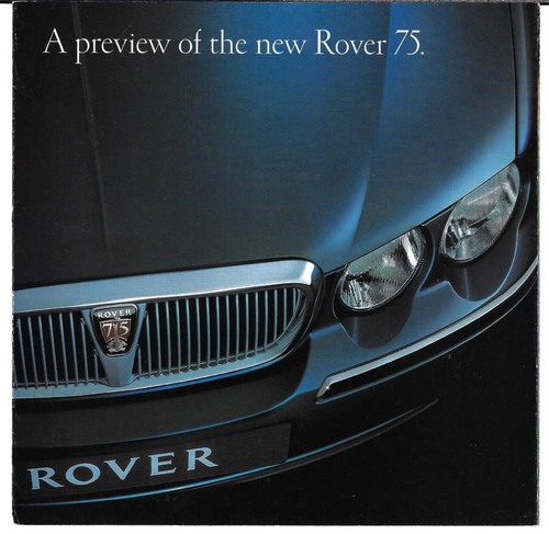 Rover 1998 1999 - 75, market