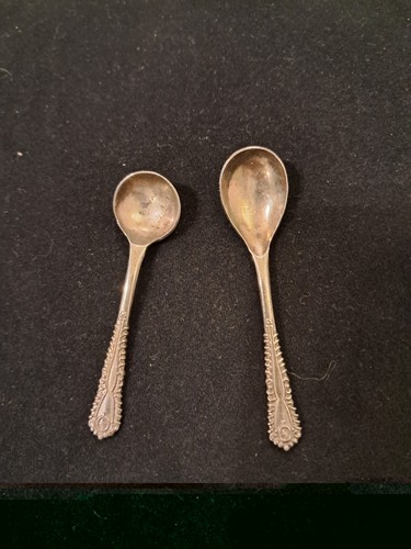 Small salt mustard spoons - small, salt/mustard