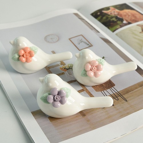 Ceramic bird statue - ceramic,