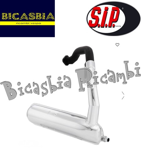 3342 chrome siluro exhaust - -,
