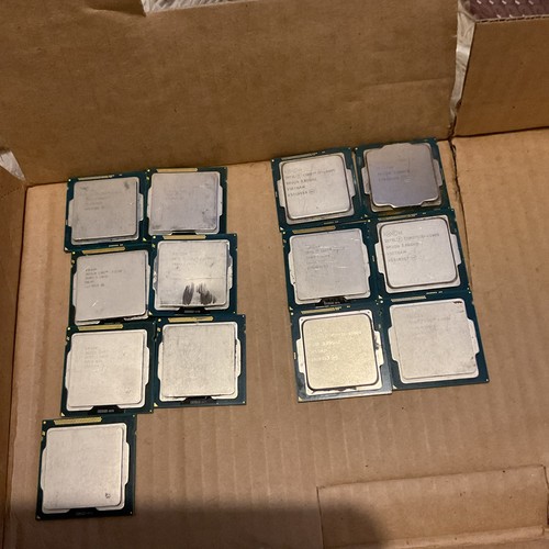 Job lot x13 intel i3 - i3, cpu