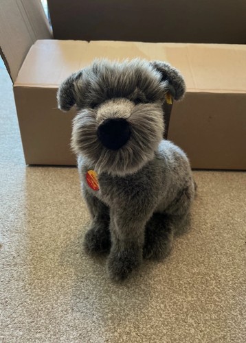 Steiff hexie schnauzer sitting - steiff,
