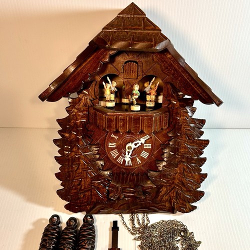 German cuckoo clock swiss - german,