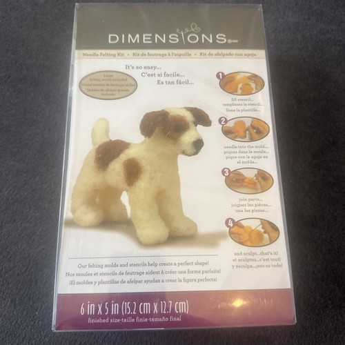 Dimensions dog needle felt kit - dog,