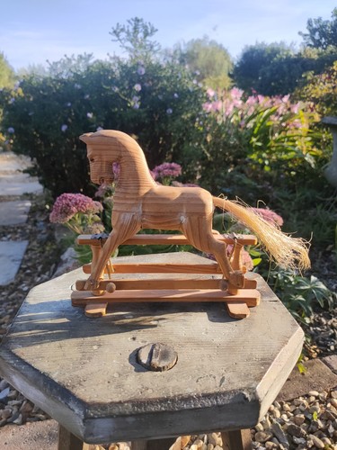 Vintage mini wooden rocking - vintage,