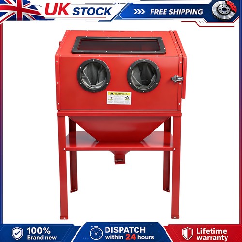 Sand blasting cabinet - blasting, red