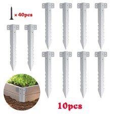 10 Pack Heavy Duty Sleeper Stakes Railway Sleeper Brackets for Pathway, Hot