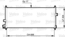 VALEO 814328 Condenser, air