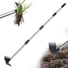 2 in 1 Hand Weeder Rake and