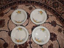 4 x Cloverleaf Peaches & Cream Pasta Bowls 8.5 Inches Diameter All VGC