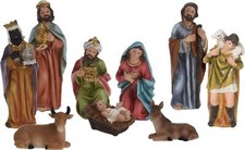 Traditional nativity set with - nativity,