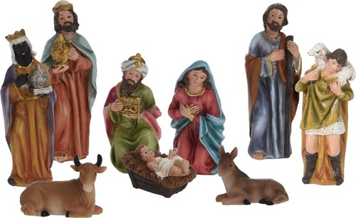 Traditional nativity set - traditional,