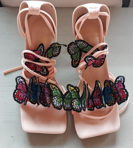 Butterfly high heel shoes - butterfly,