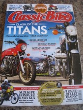 CLASSIC BIKE APR 2014 BENELLI 900 SEI HONDA CBX1000 KAWASAKI Z1300 SUZUKI OGUMA