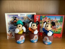 Vintage Disney/Mickey Kids Puzzles x 2 Plus 3 Mickey/Minnie Ice Cream Containers