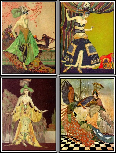 Assorted art deco - art,