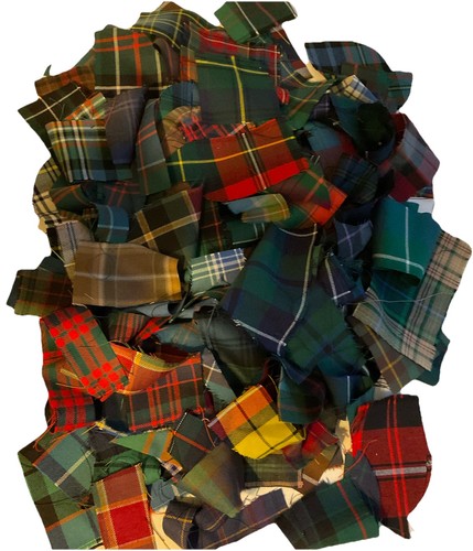 Tartan mixed pieces 500g - , bag