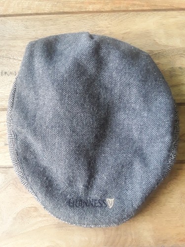 Guinness flat cap herringbone