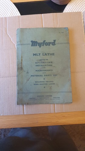 Myford super handbook - 7,