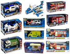 Teamsterz Light & Sound Toys Ambulance Police Ice Cream Van Garbage Truck Kids