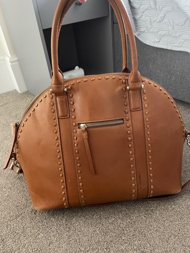 Baby beau leather changing bag - leather,