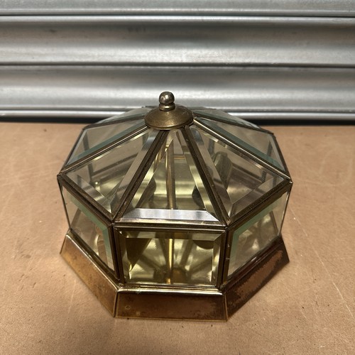 Octagon brass effect finish - brass,